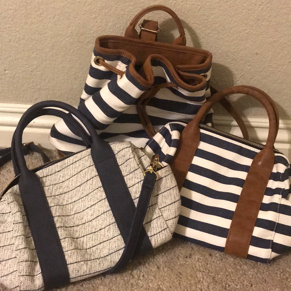 Deux Lux Striped Bags (3)